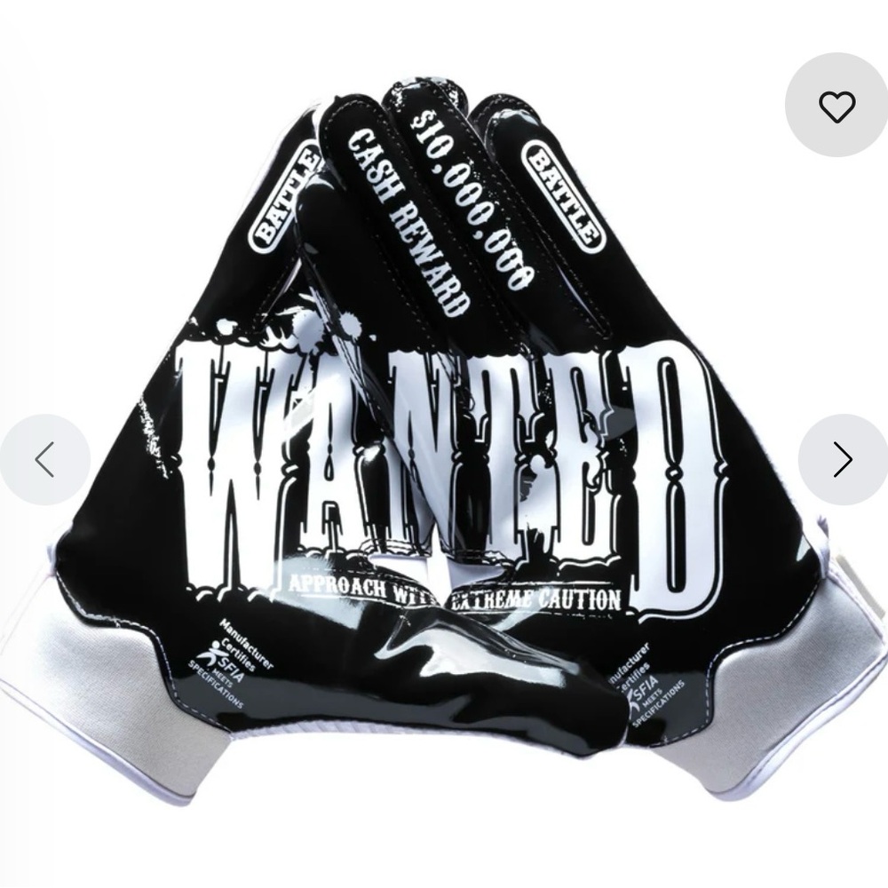 Battle Football Gloves- Youth Size